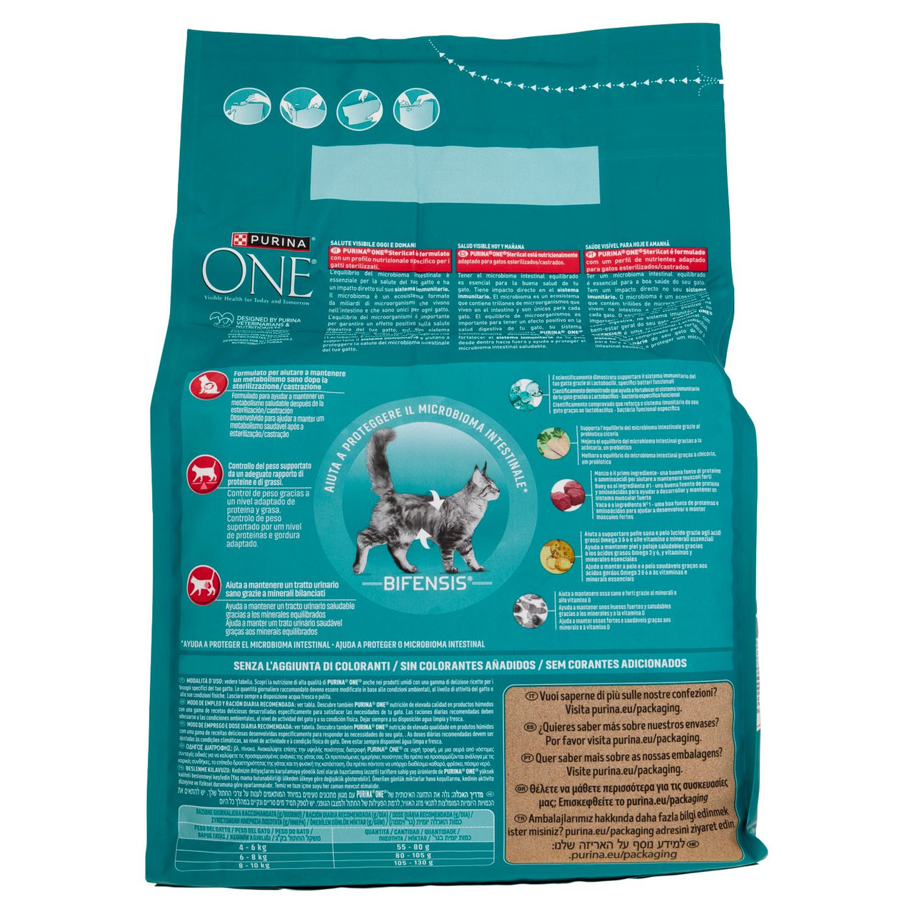 PURINA ONE Bifensis Sterilcat Manzo 2,8kg
