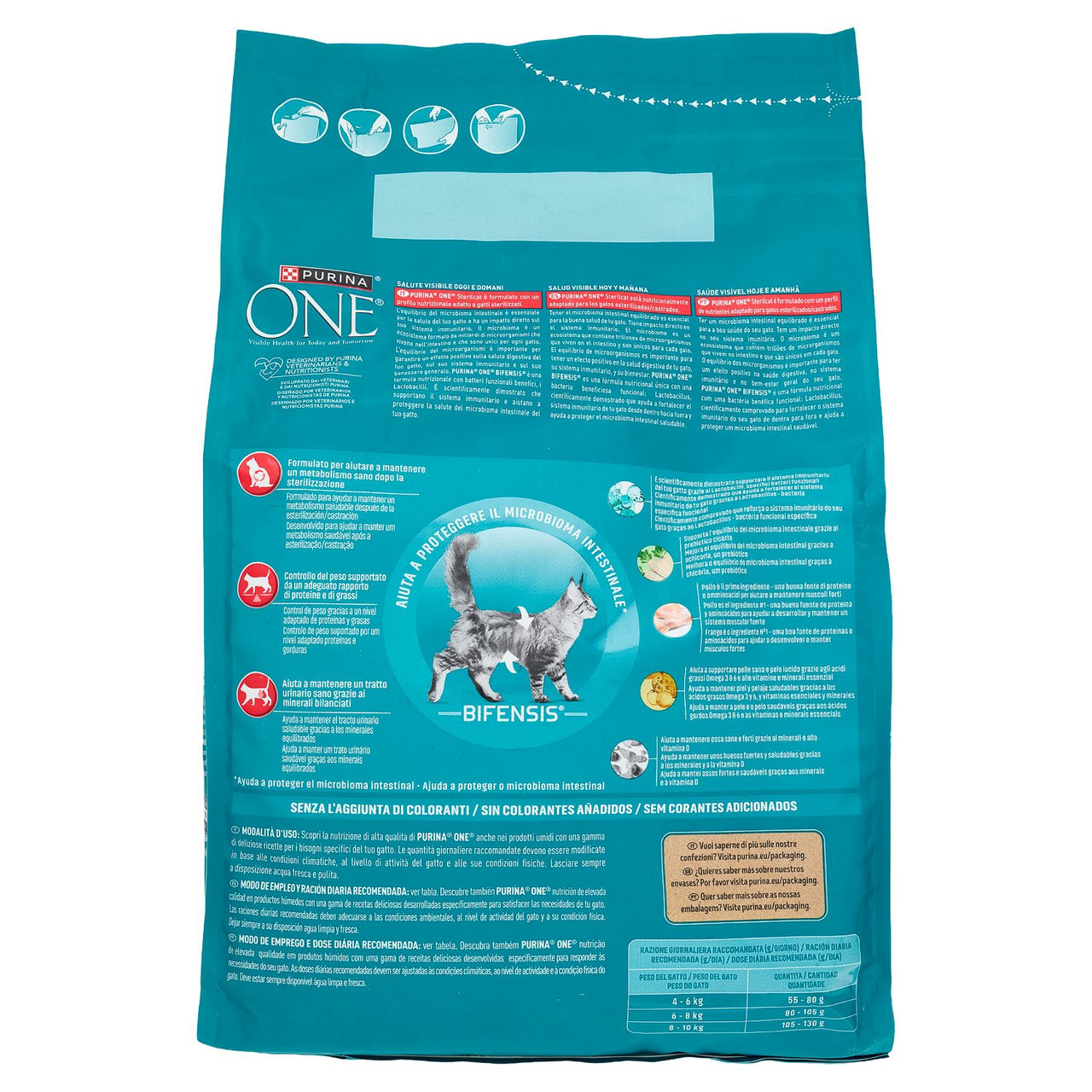 PURINA ONE Bifensis Sterilcat Pollo 2,8kg
