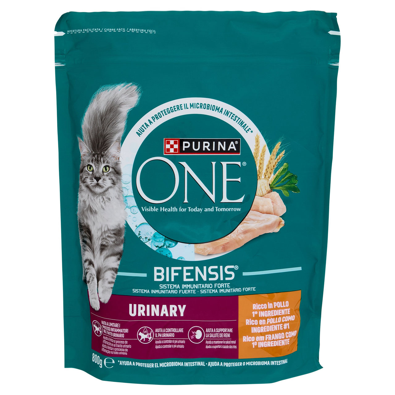 PURINA ONE Bifensis Urinary Care Pollo e Frumento 800g