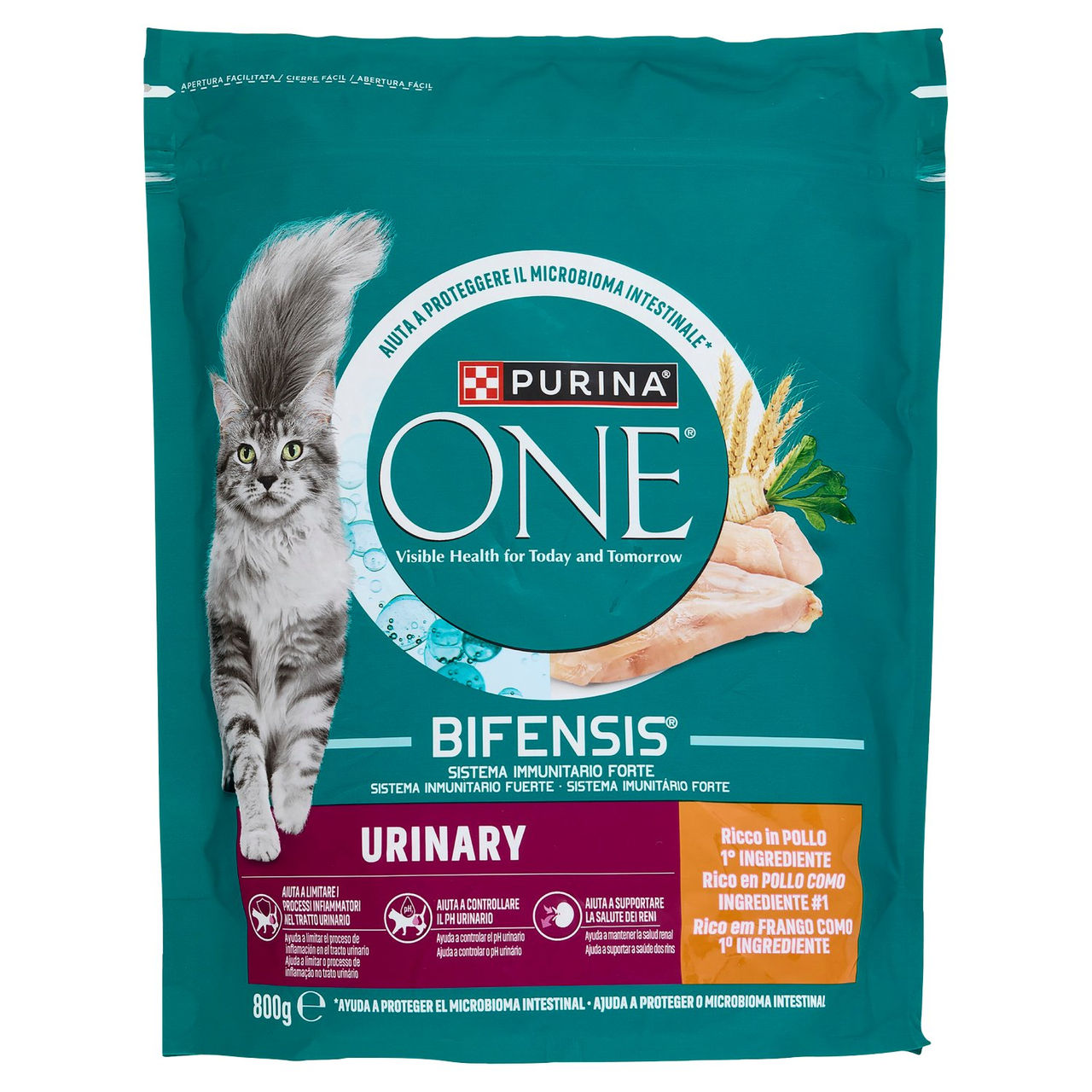 PURINA ONE Bifensis Urinary Care Pollo e Frumento 800g