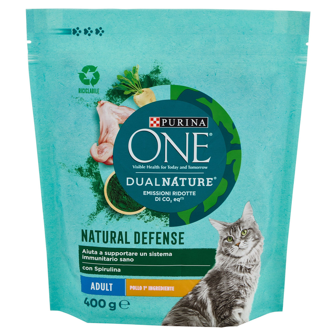 PURINA ONE DualNature Adult Pollo 400g