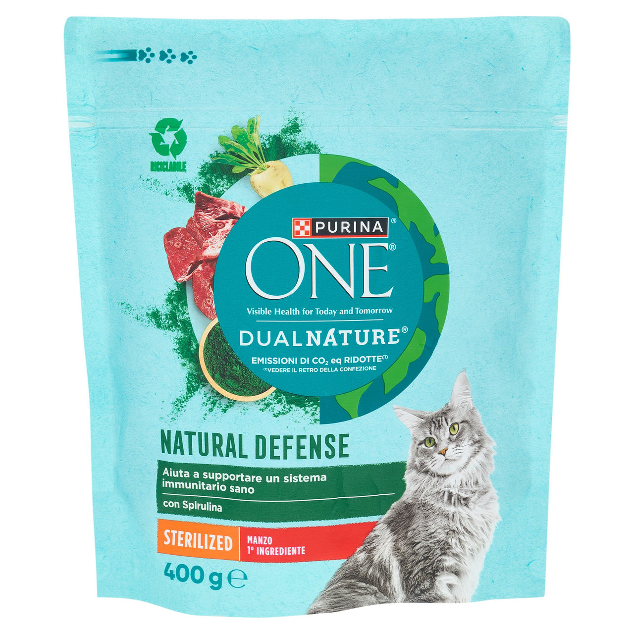 PURINA ONE DualNature Sterilizzato Manzo 400g