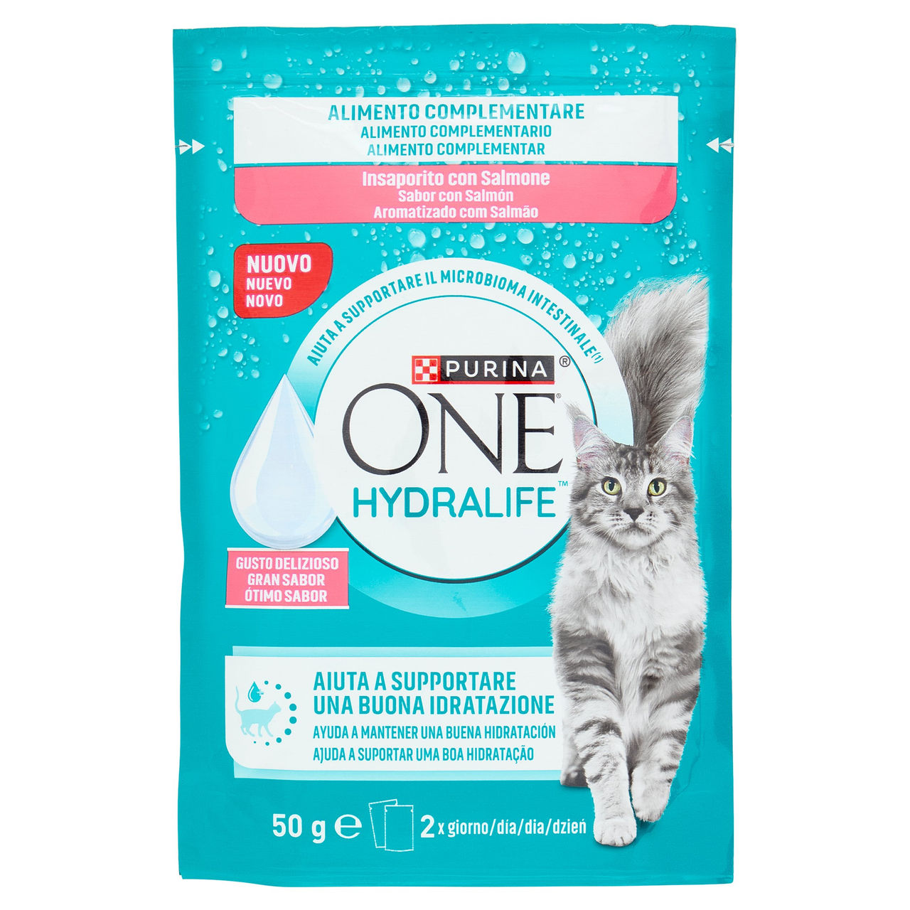 PURINA ONE Hydralife con Salmone 50g