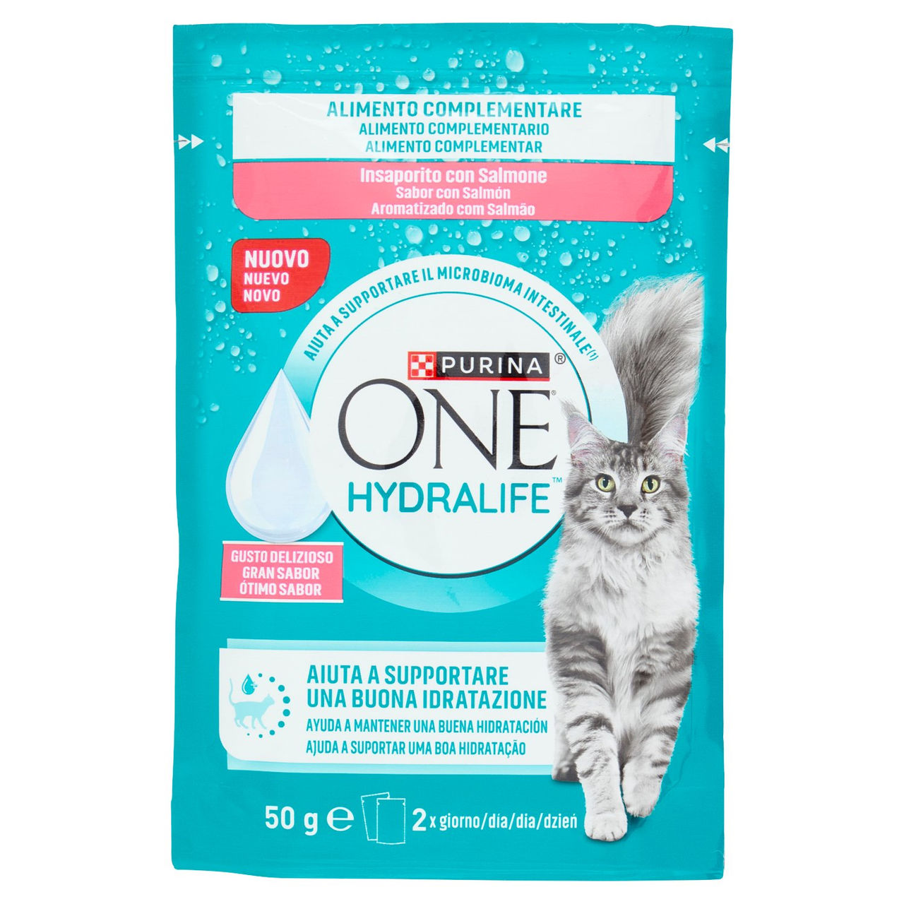 PURINA ONE Hydralife con Salmone 50g