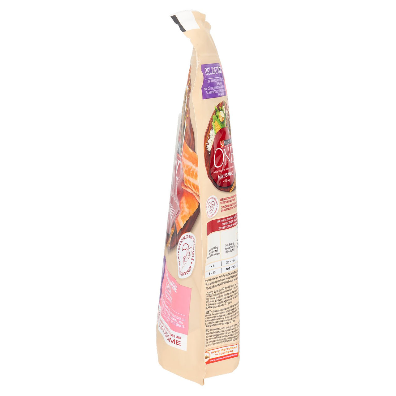 PURINA ONE Mini/Small Delicate Duo Salmone e Riso 800g