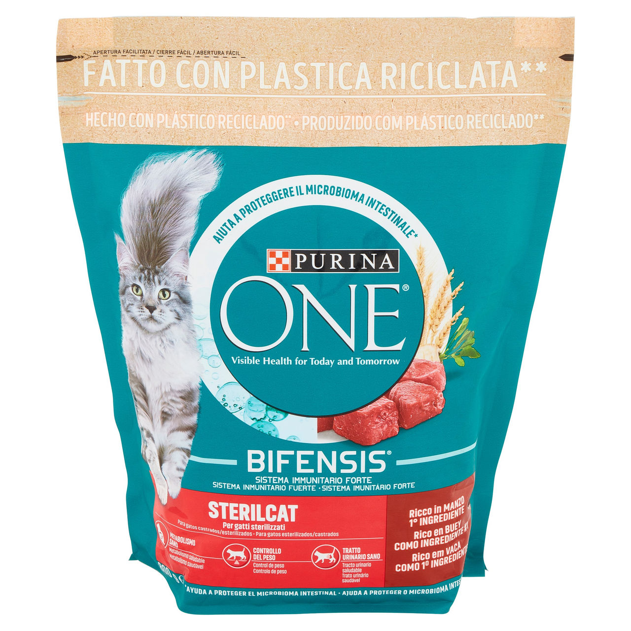 PURINA ONE Sterilcat Ricco in Manzo 800 g