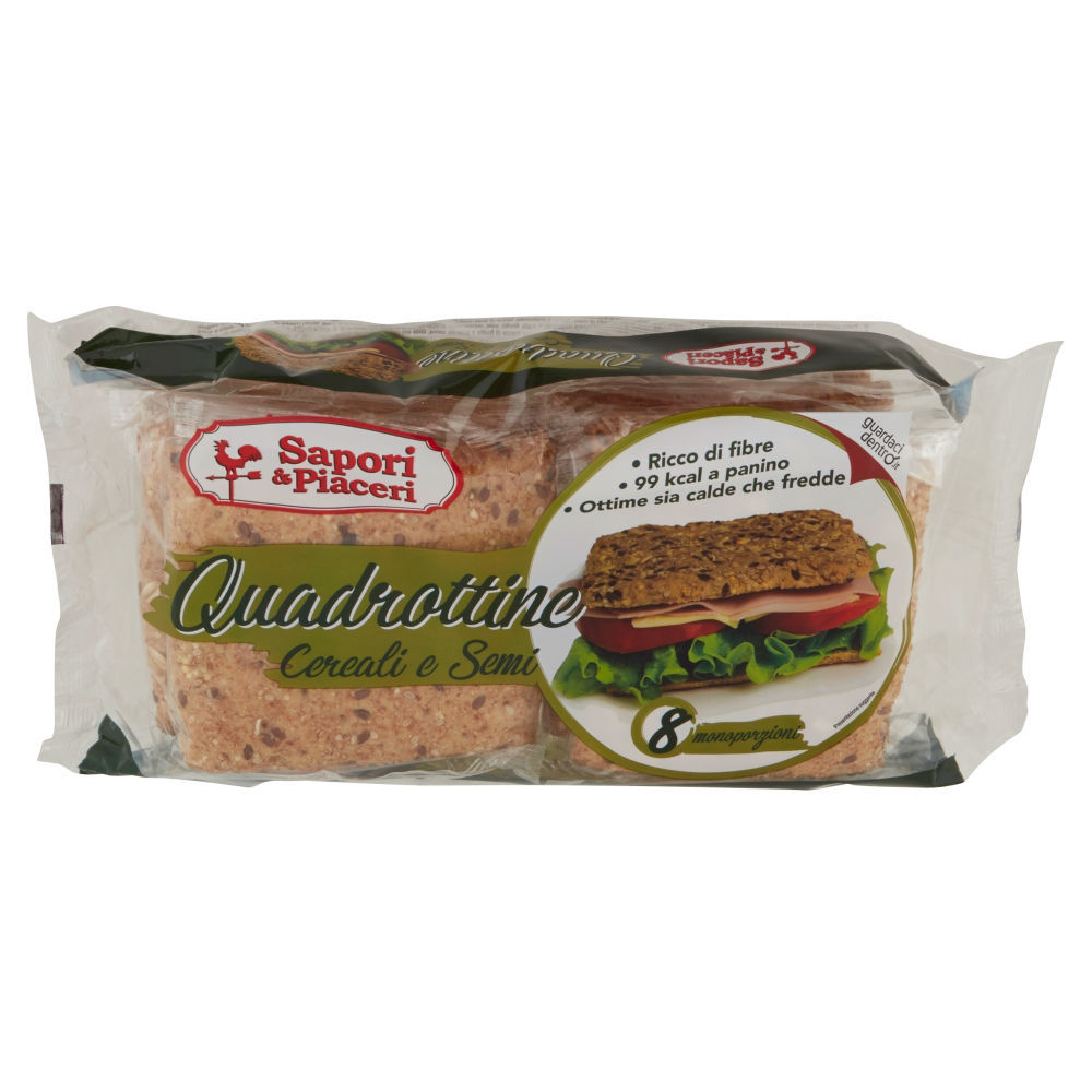 Quadrottine Sapori & Piaceri cereali e semi 310 g