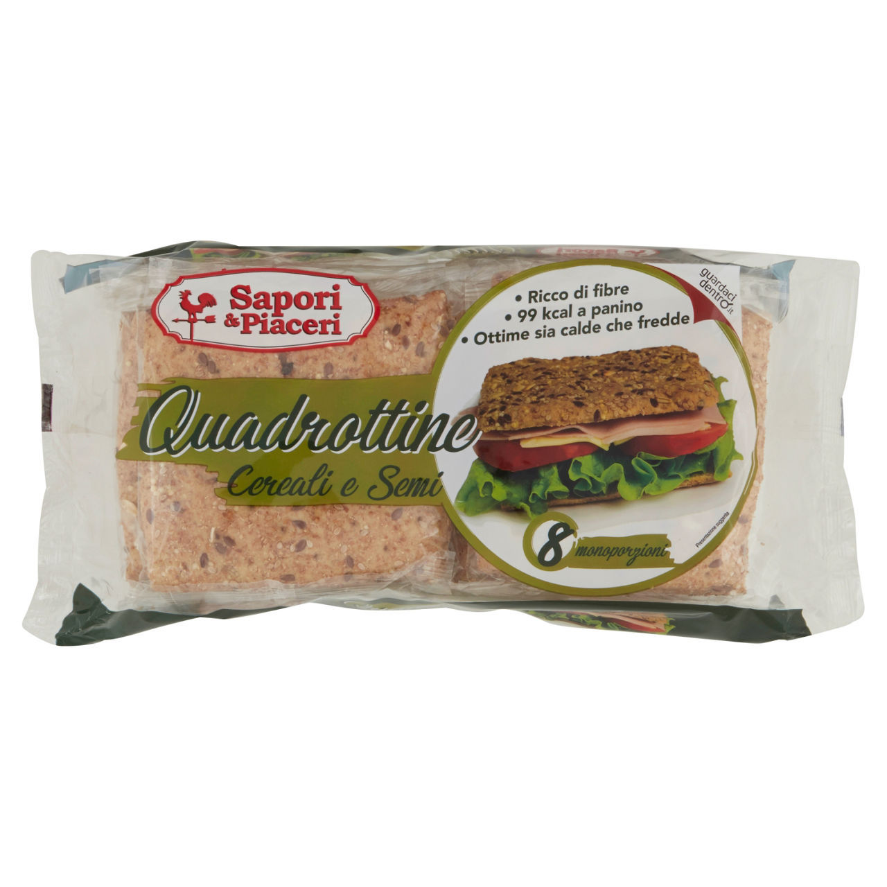 Quadrottine Sapori & Piaceri cereali e semi 310 g