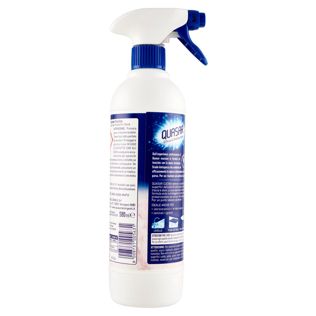 Quasar Cucina Superfici Delicate 580 ml
