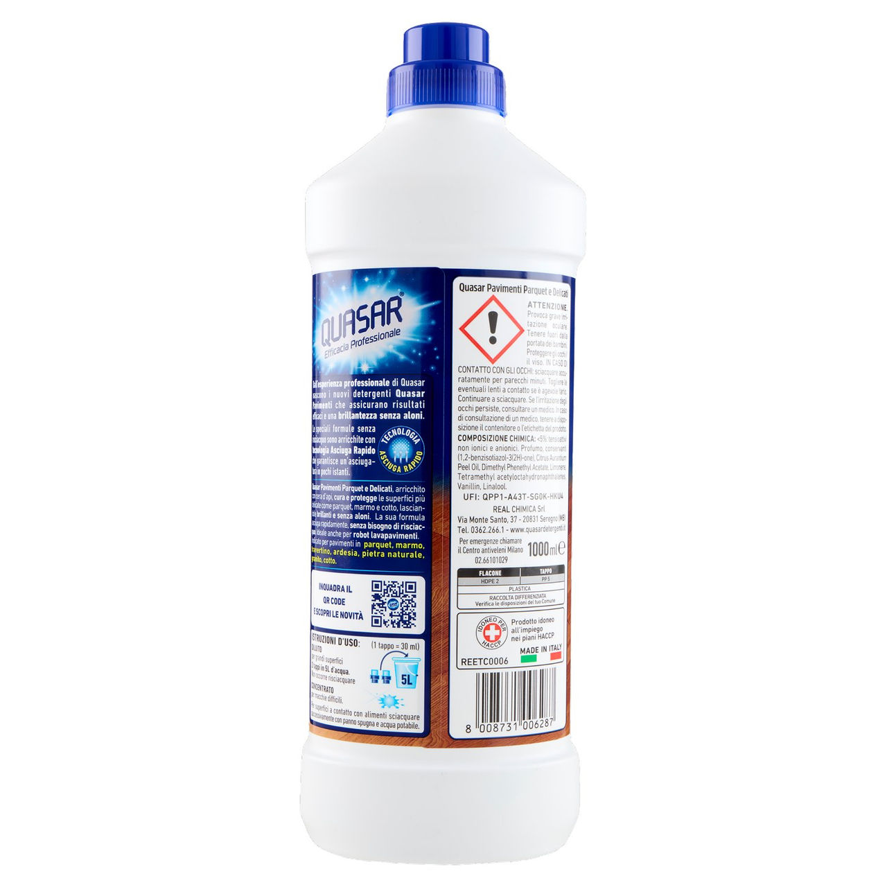 Quasar Pavimenti Parquet e Delicati 1000 ml
