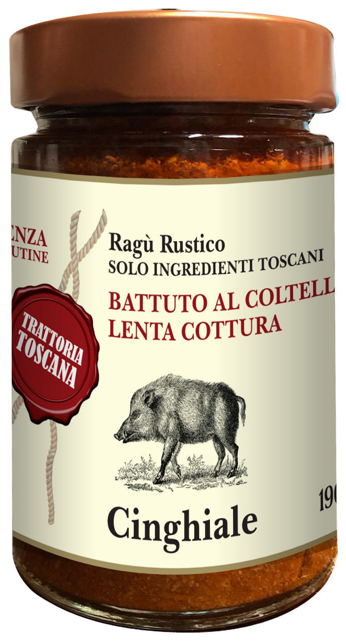 Ragù rustico Trattoria Toscana rustico di cinghiale 190 g