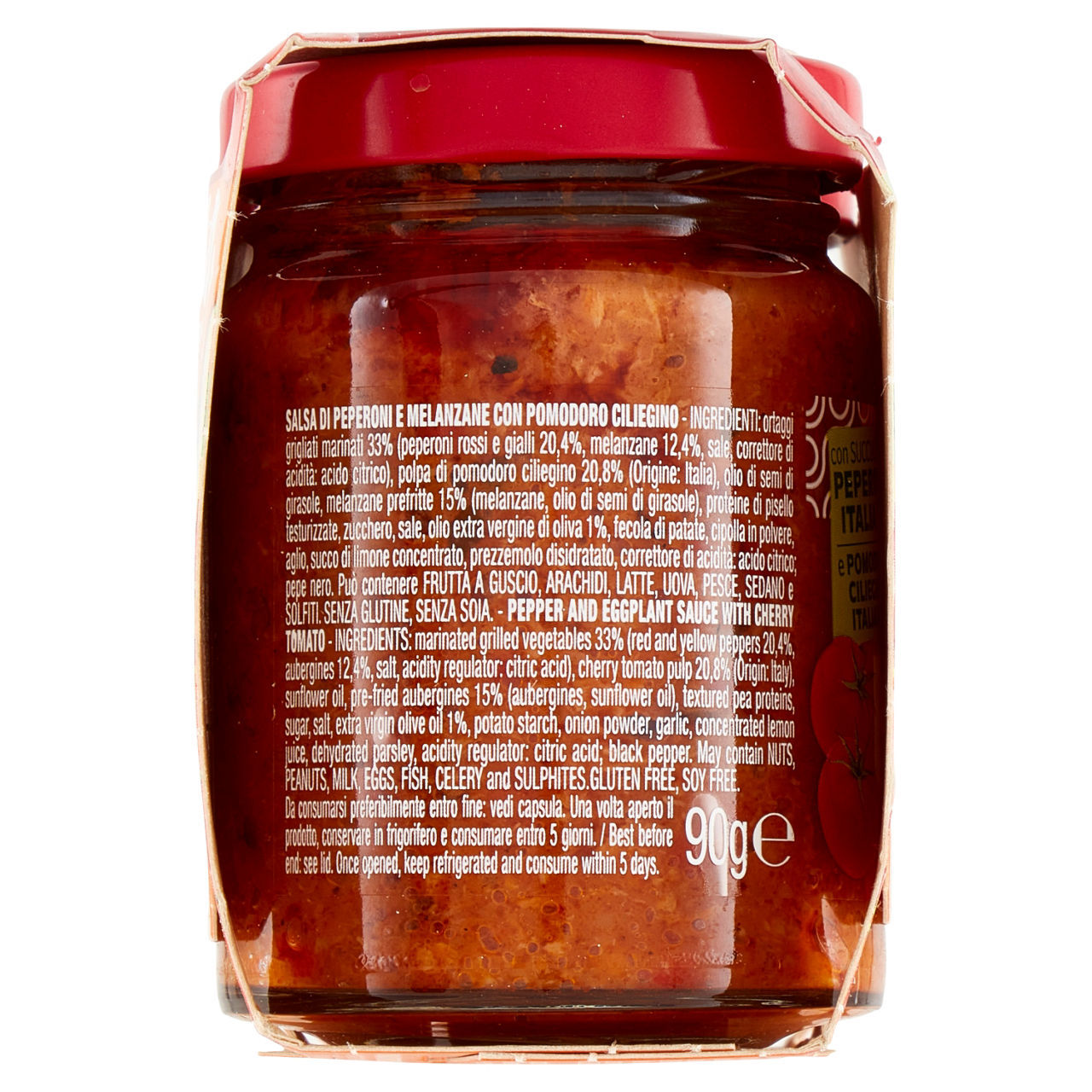 Ragù vegetale Polli peperoni e melanzane conf. 90 g x 2 pezzi