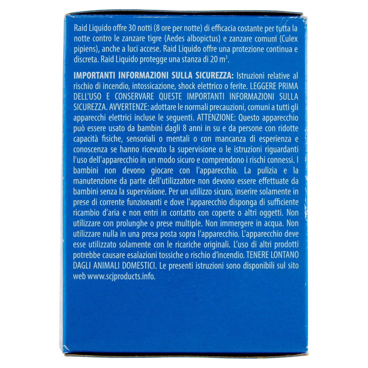 Raid Liquido Elettrico Antizanzare Contro Zanzare, 1 Base e 1 Ricarica 21 ml, 30 Notti