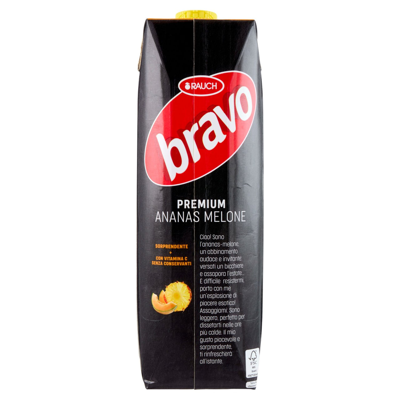 Rauch bravo Premium Ananas Melone 1 L