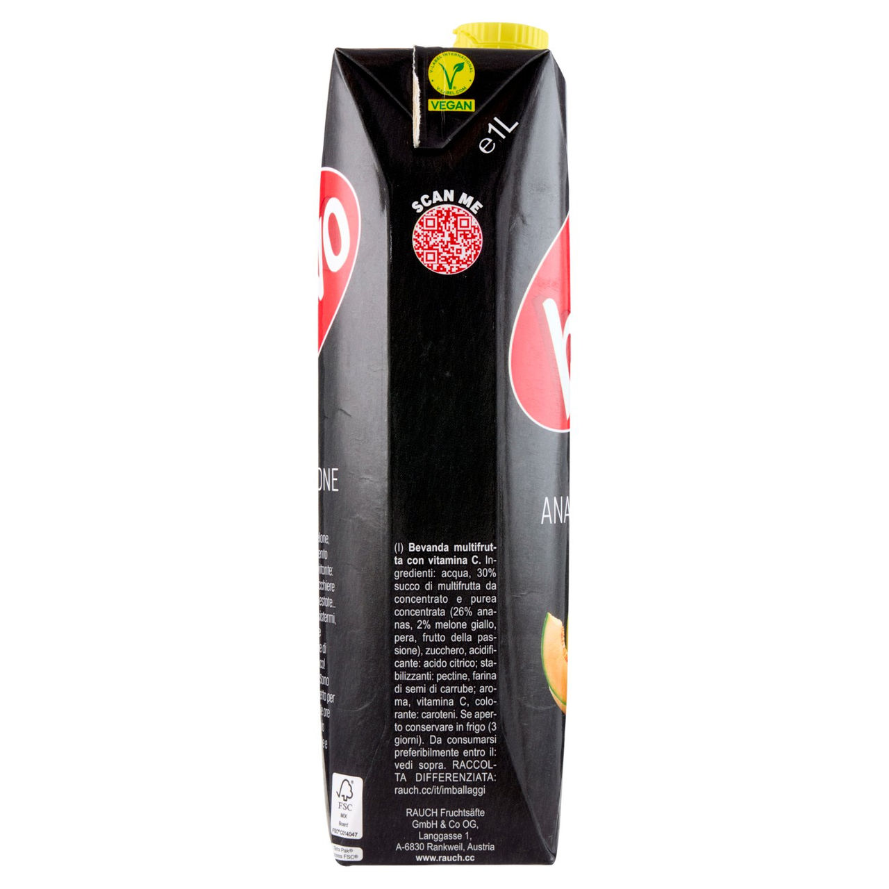 Rauch bravo Premium Ananas Melone 1 L