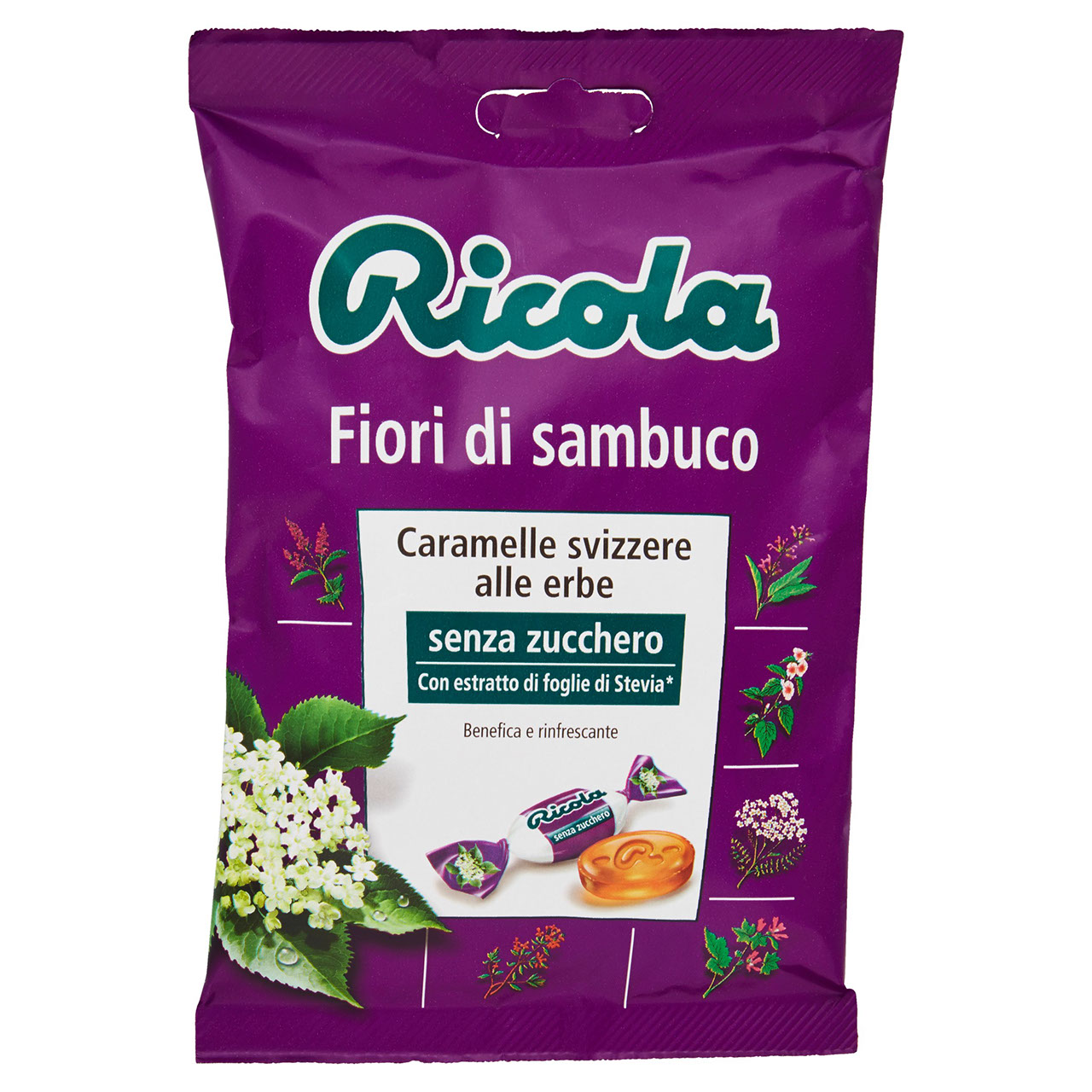 Ricola Fiori di Sambuco Senza Zucchero 70 g