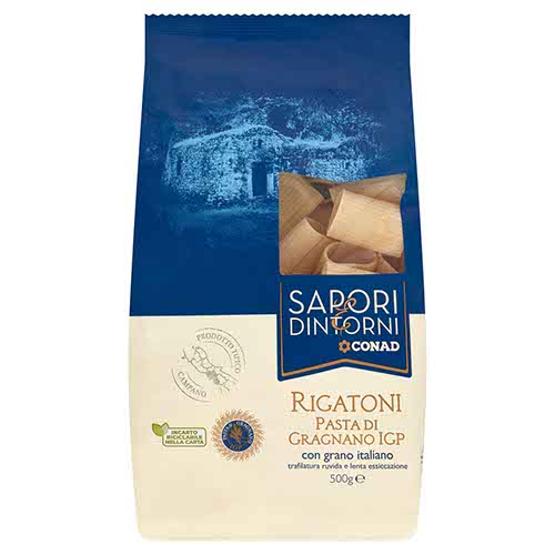 Rigatoni Pasta di Gragnano IGP 500 g Sapori & Dintorni Conad