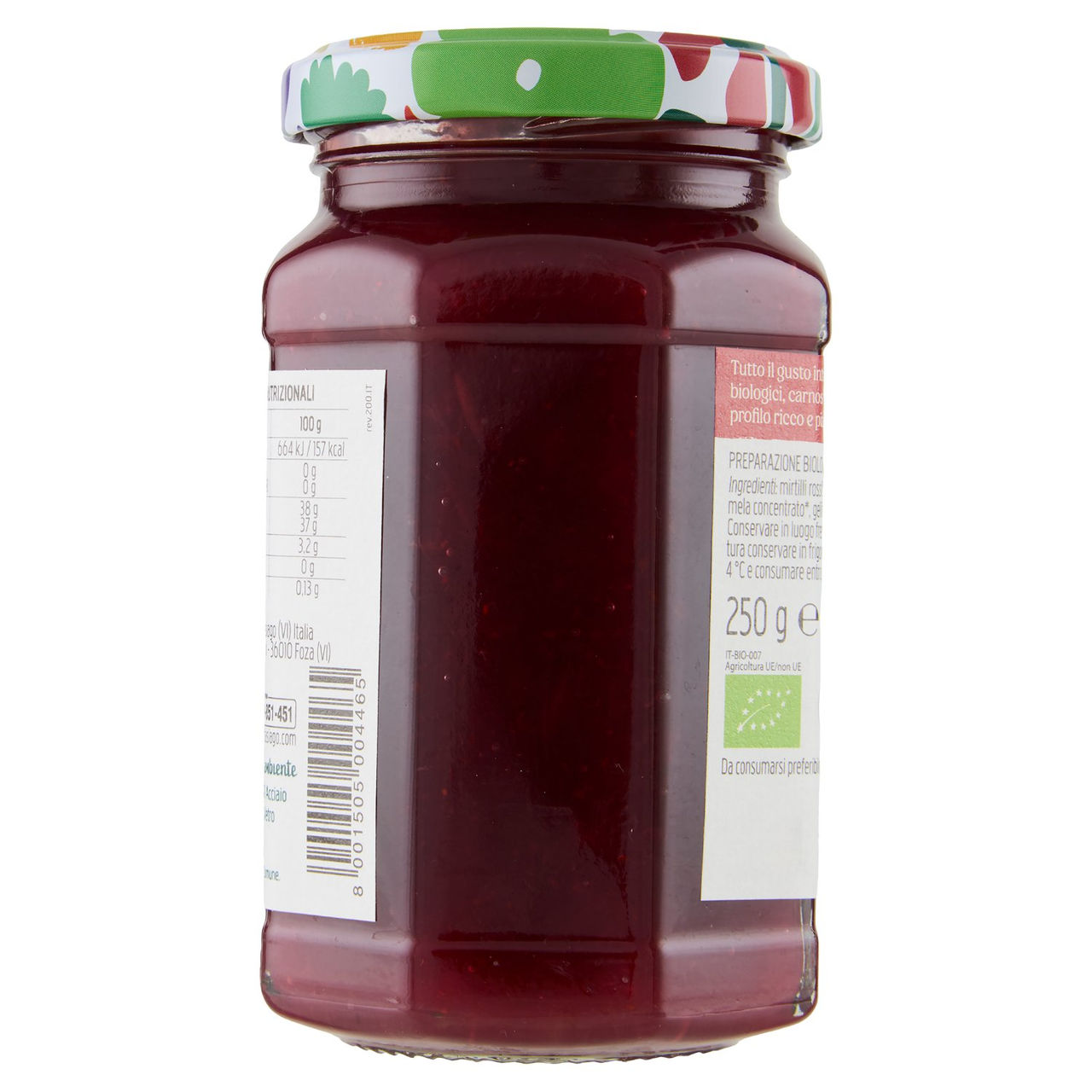 Rigoni di Asiago Fiordifrutta Le Specialità bio Mirtilli rossi 250 g