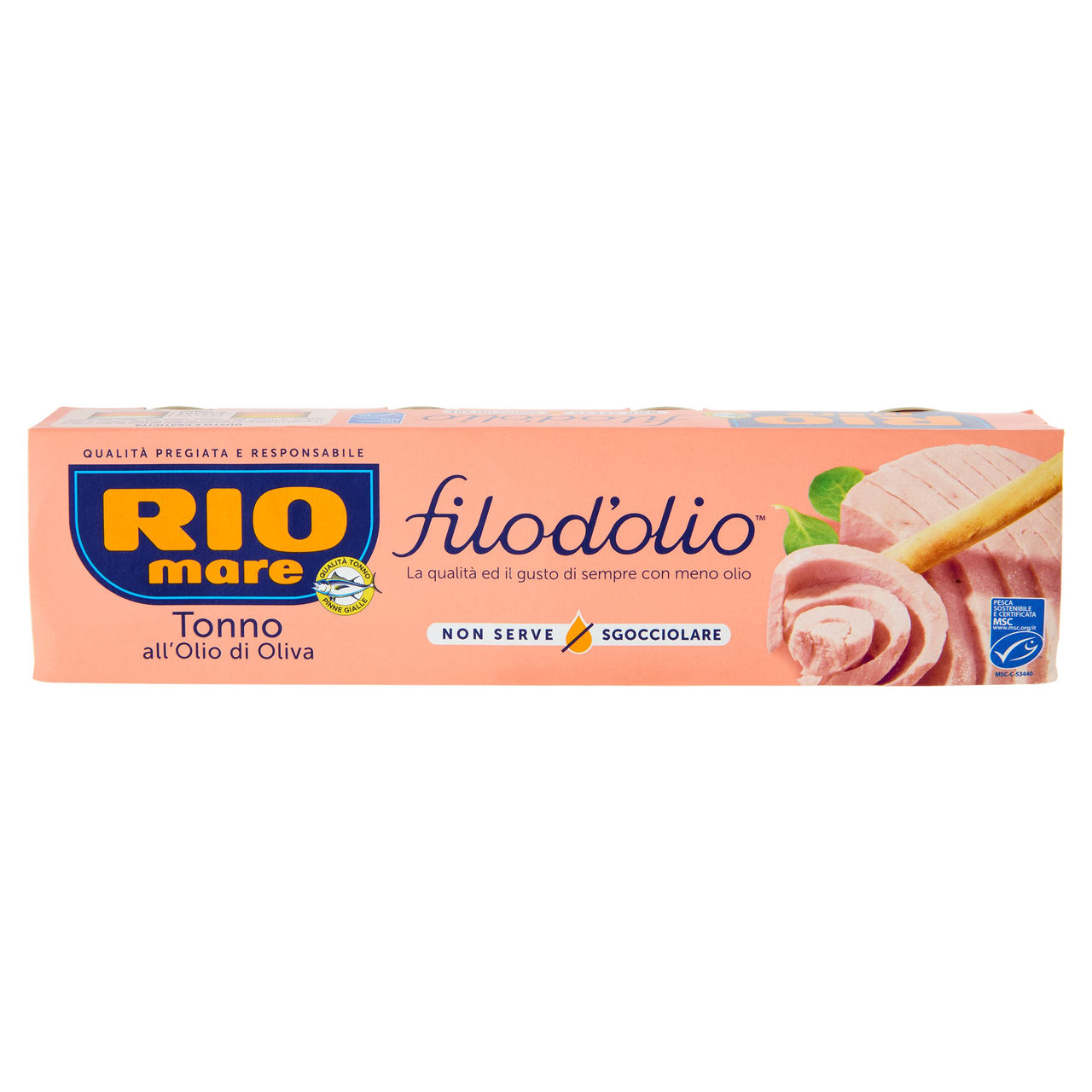 Rio mare filod'olio Tonno all'Olio di Oliva 4 x 65 g
