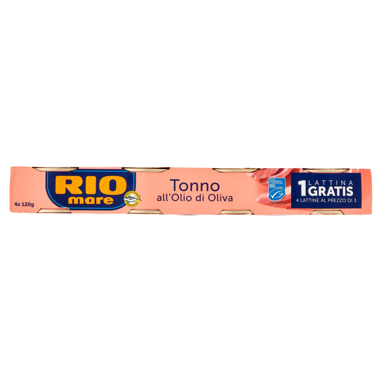 Rio mare Tonno all'Olio di Oliva 4 x 120 g