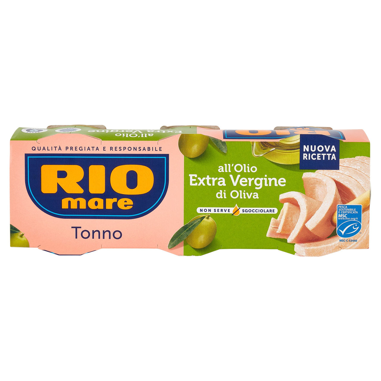 Rio mare Tonno all'Olio Extra Vergine di Oliva 3 x 65 g