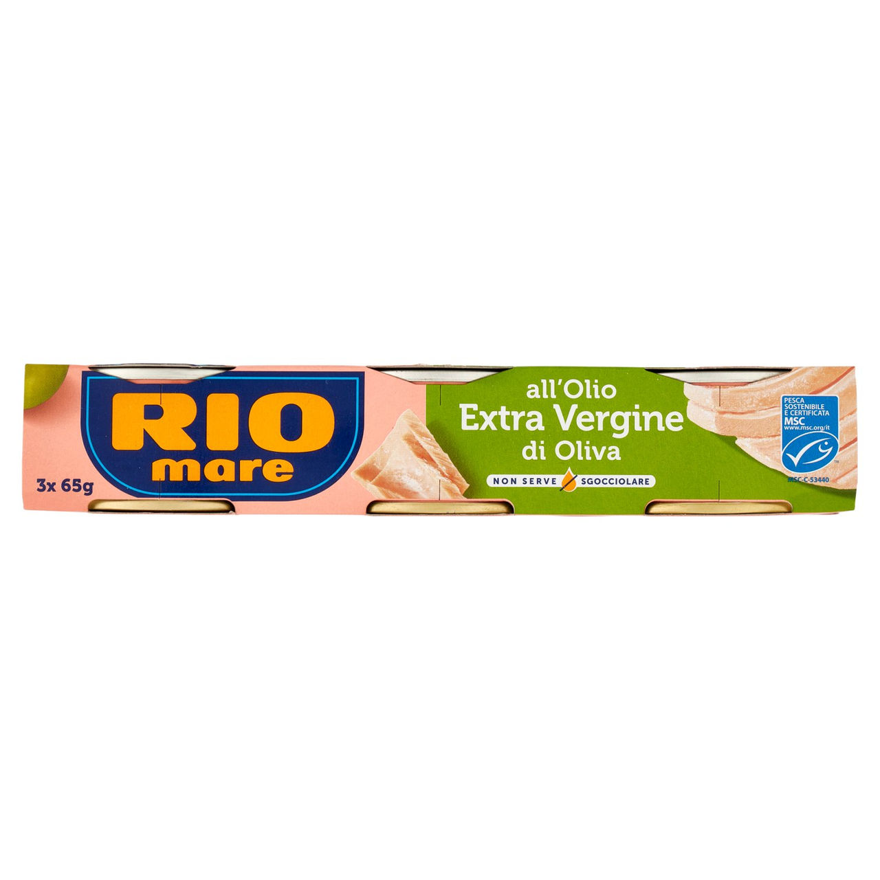 Rio mare Tonno all'Olio Extra Vergine di Oliva 3 x 65 g