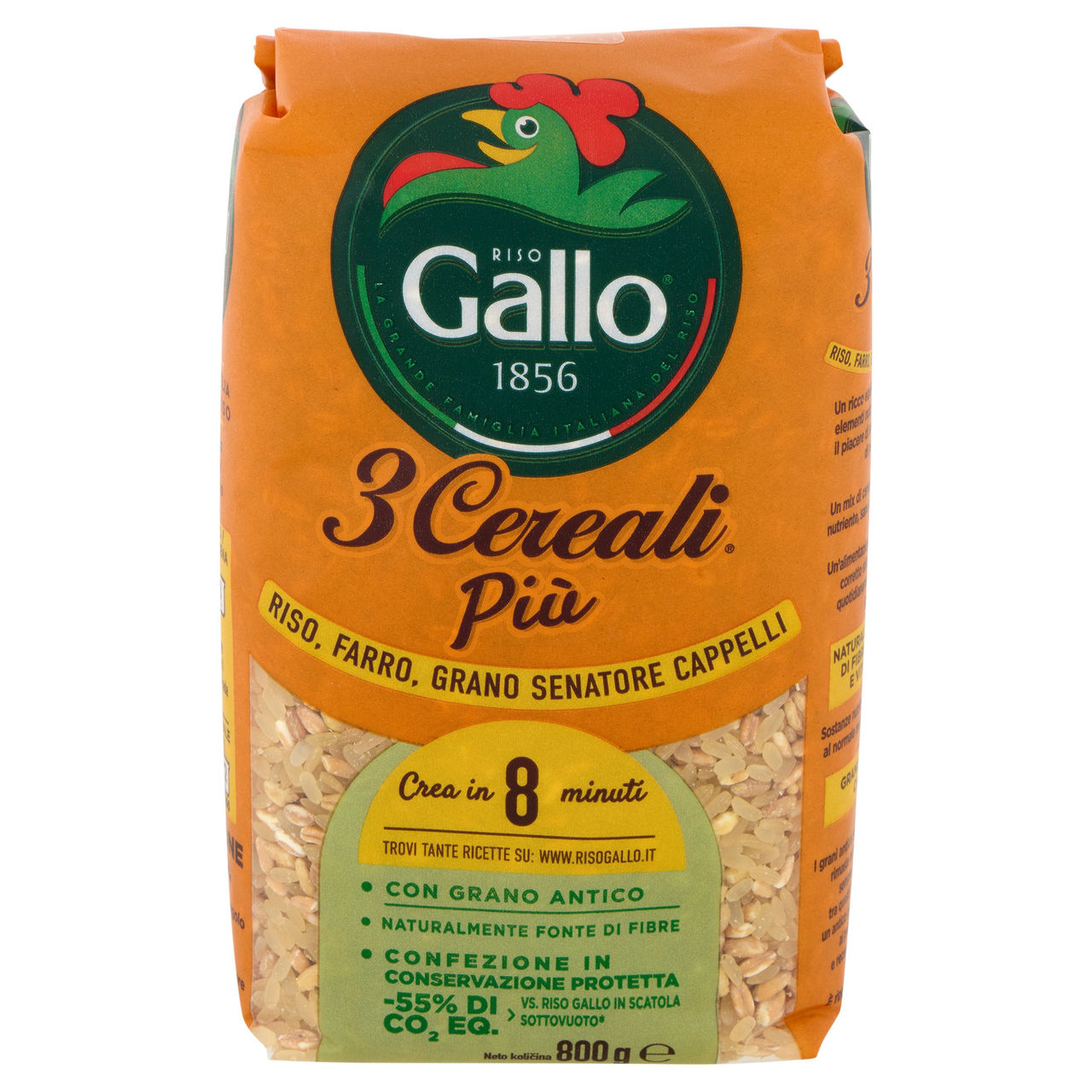 Riso Gallo 3 Cereali Più 800 g