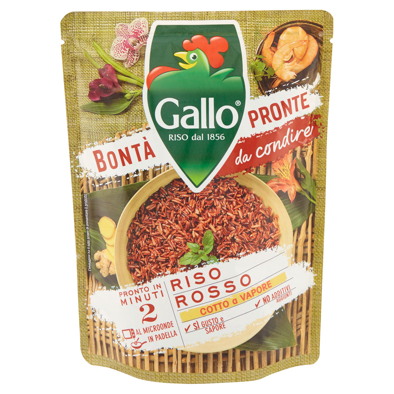 Riso Gallo Bontà Pronte da condire Riso Rosso 220 g