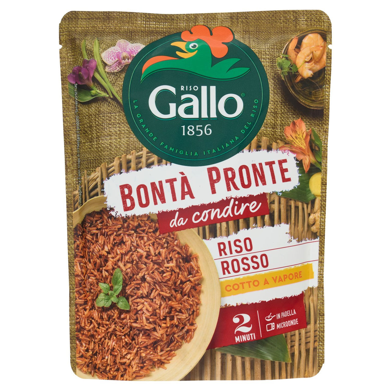 Riso Gallo Bontà Pronte da condire Riso Rosso 220 g