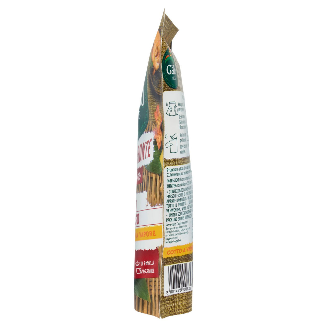 Riso Gallo Bontà Pronte da condire Riso Rosso 220 g