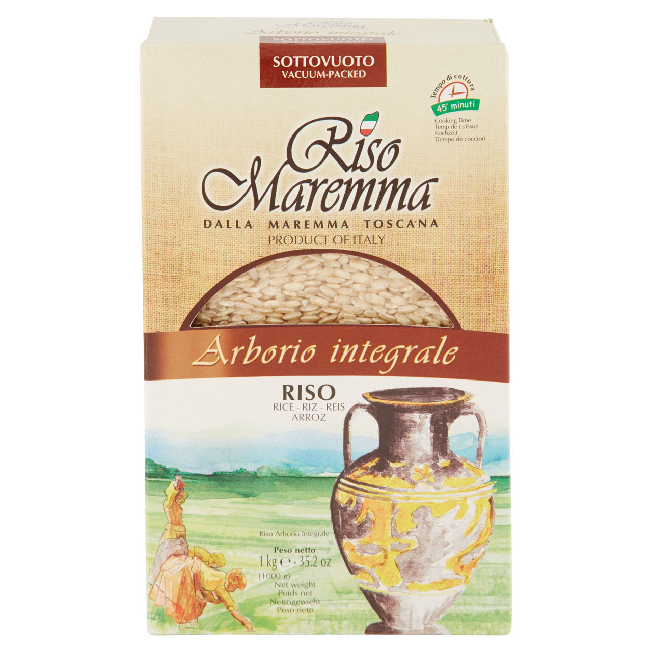 Riso Maremma arborio integrale 1 kg