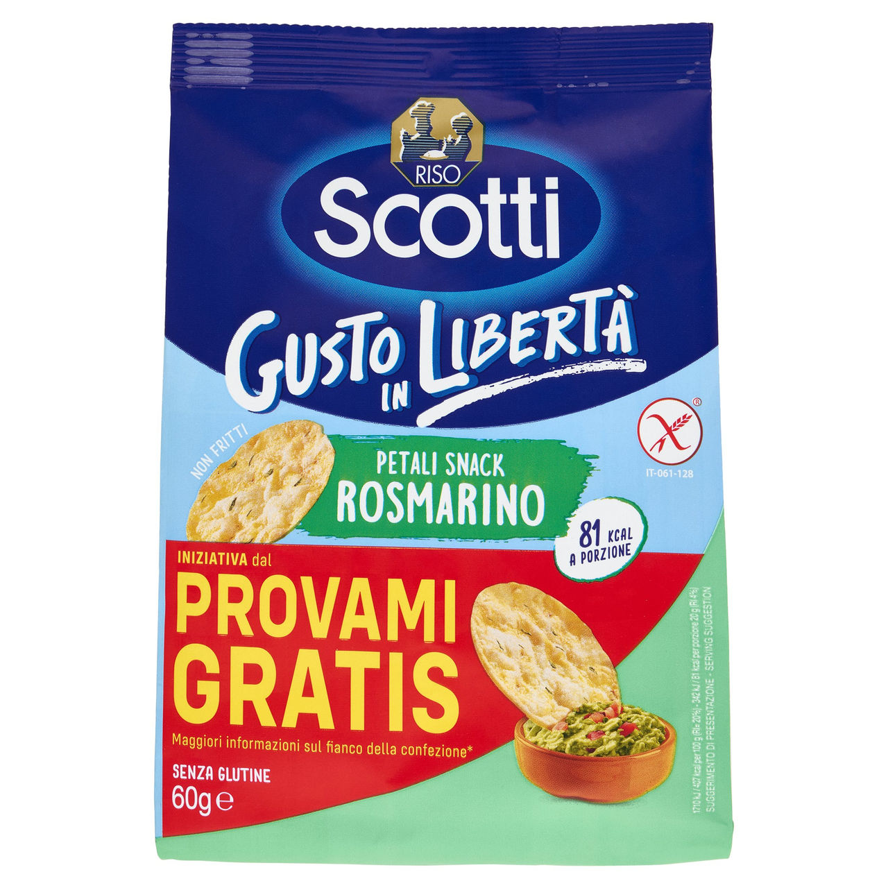 Riso Scotti Petali Snack Rosmarino 60 g