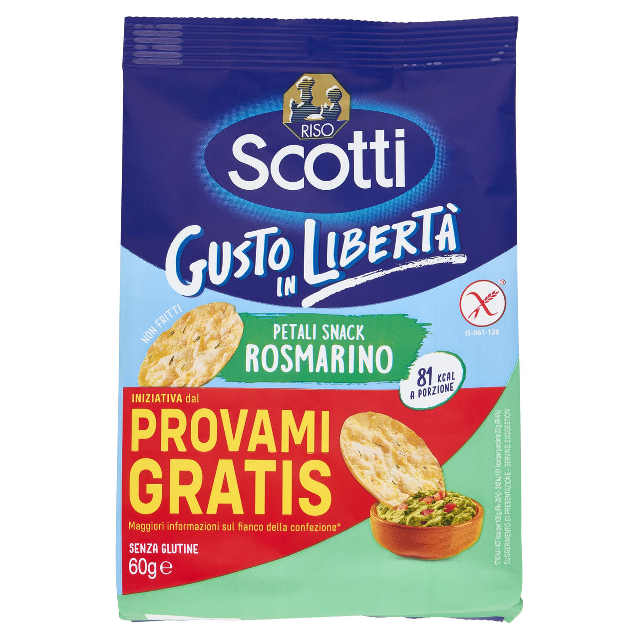 Riso Scotti Petali Snack Rosmarino 60 g