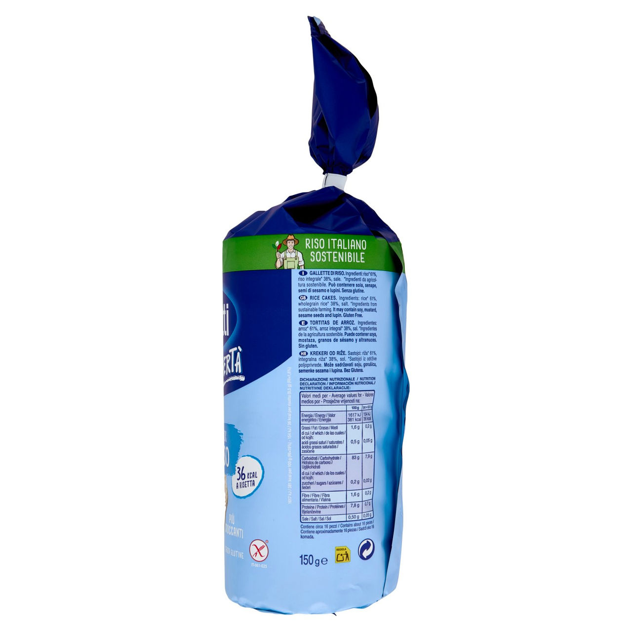 Riso Scotti Risette Snack 100% Riso 150 g