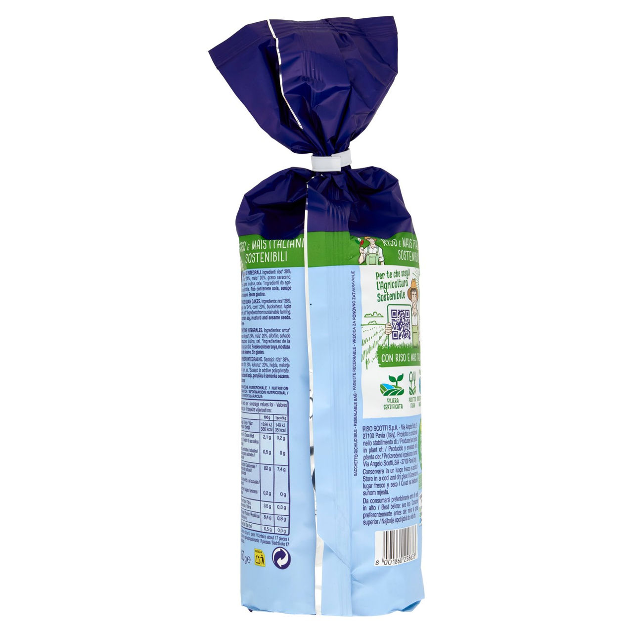 Riso Scotti Risette Snack Integrali 150 g