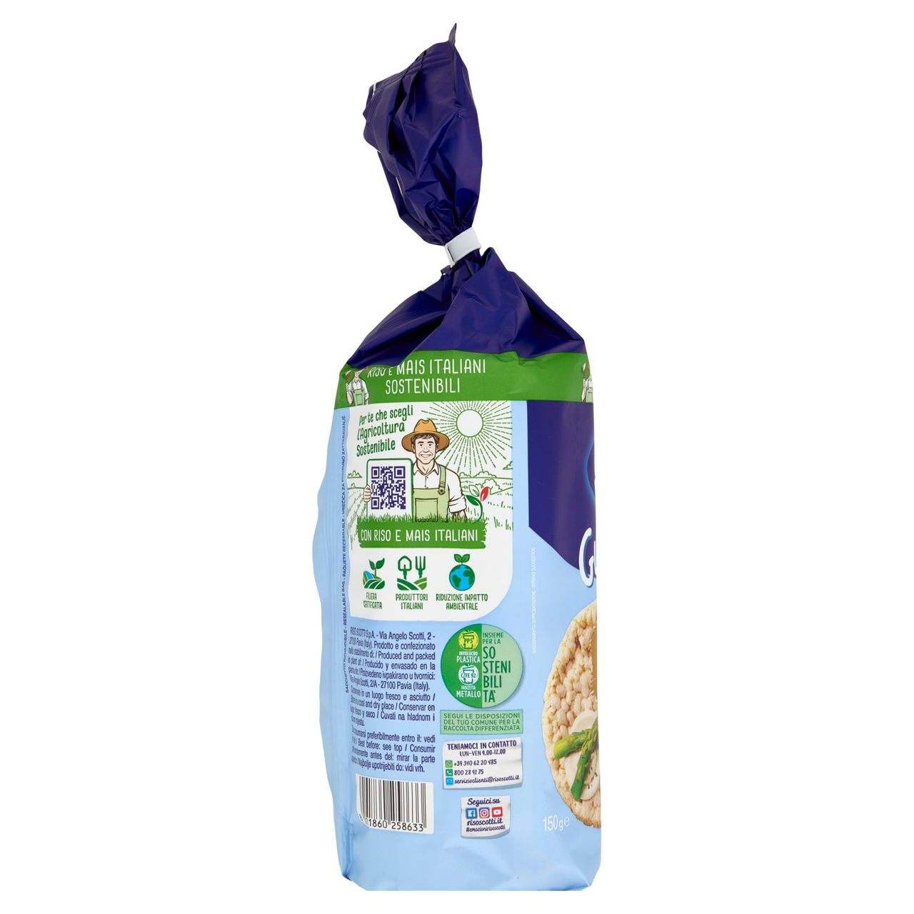 Riso Scotti Risette Snack Integrali 150 g
