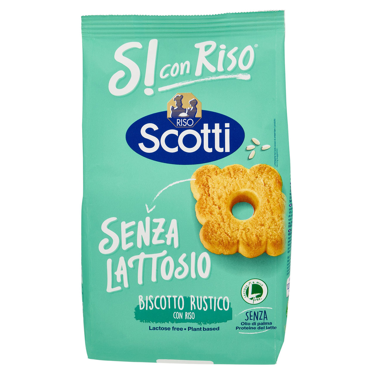 Riso Scotti Si con Riso Senza Lattosio Biscotto Rustico con Riso 350 g