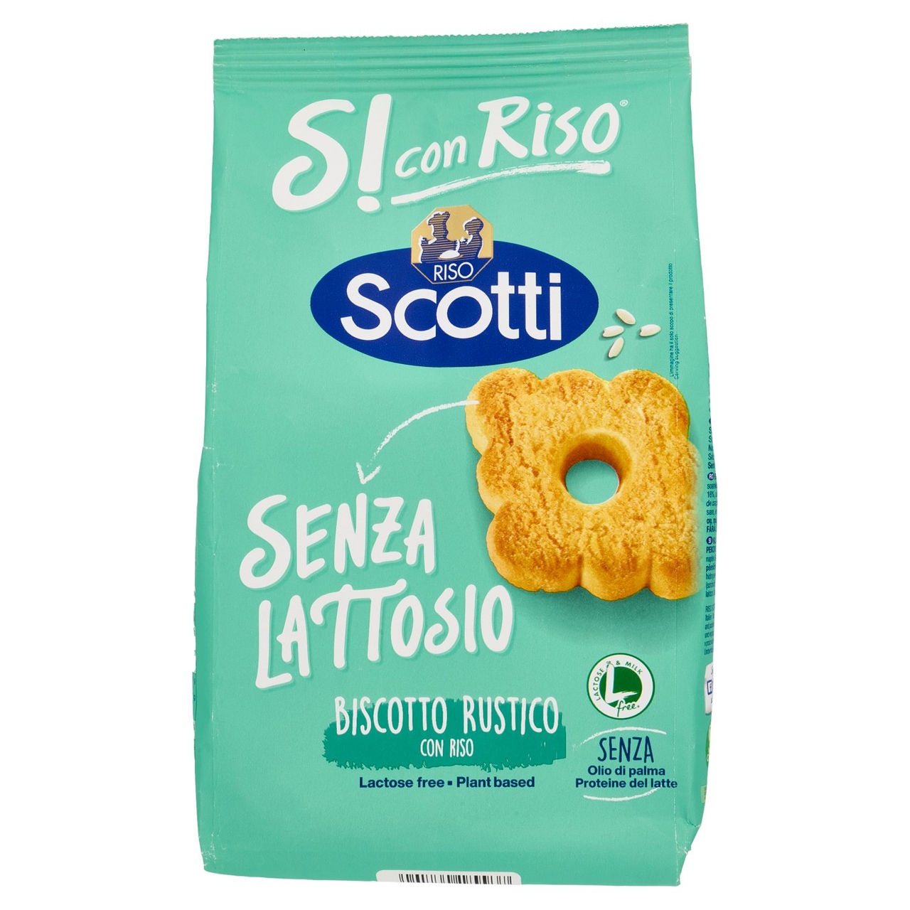 Riso Scotti Si con Riso Senza Lattosio Biscotto Rustico con Riso 350 g