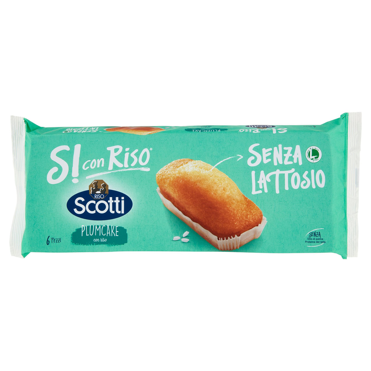 Riso Scotti Si con Riso Senza Lattosio Plumcake con riso 6 x 31,7 g