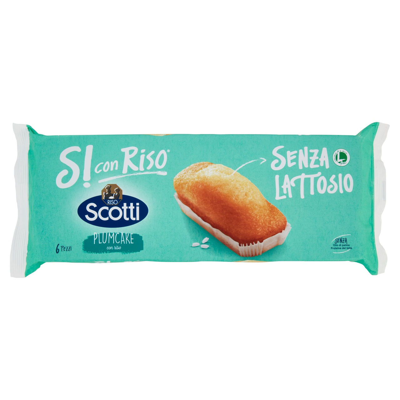 Riso Scotti Si con Riso Senza Lattosio Plumcake con riso 6 x 31,7 g