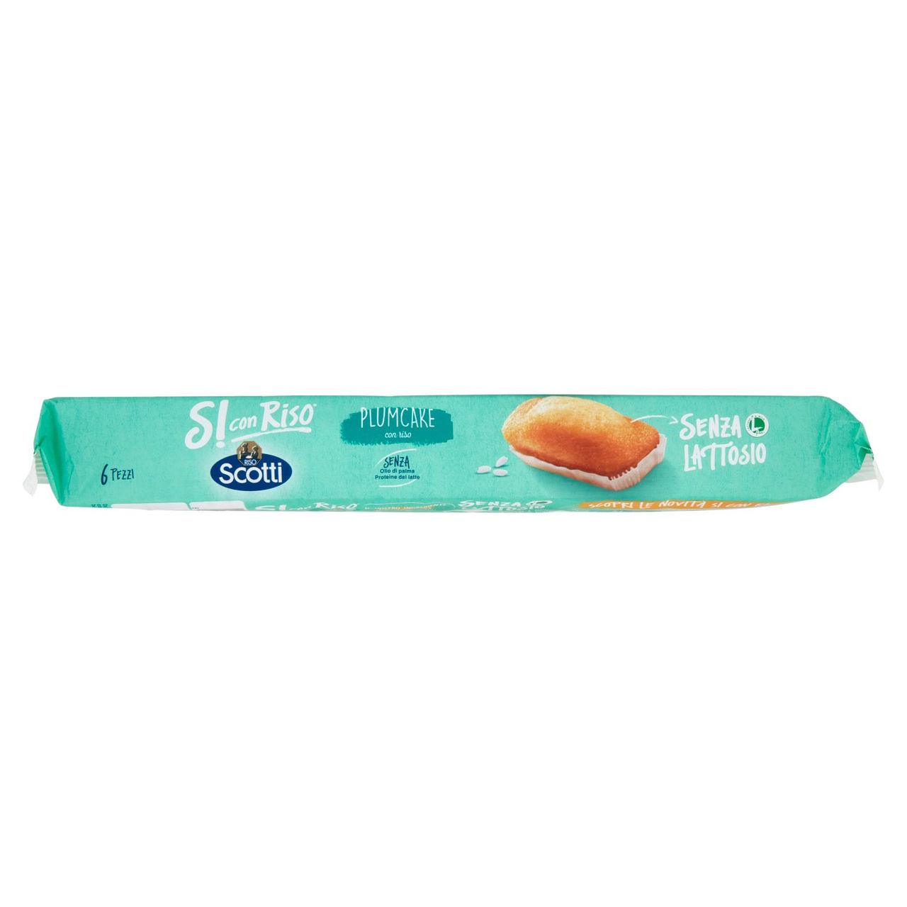 Riso Scotti Si con Riso Senza Lattosio Plumcake con riso 6 x 31,7 g