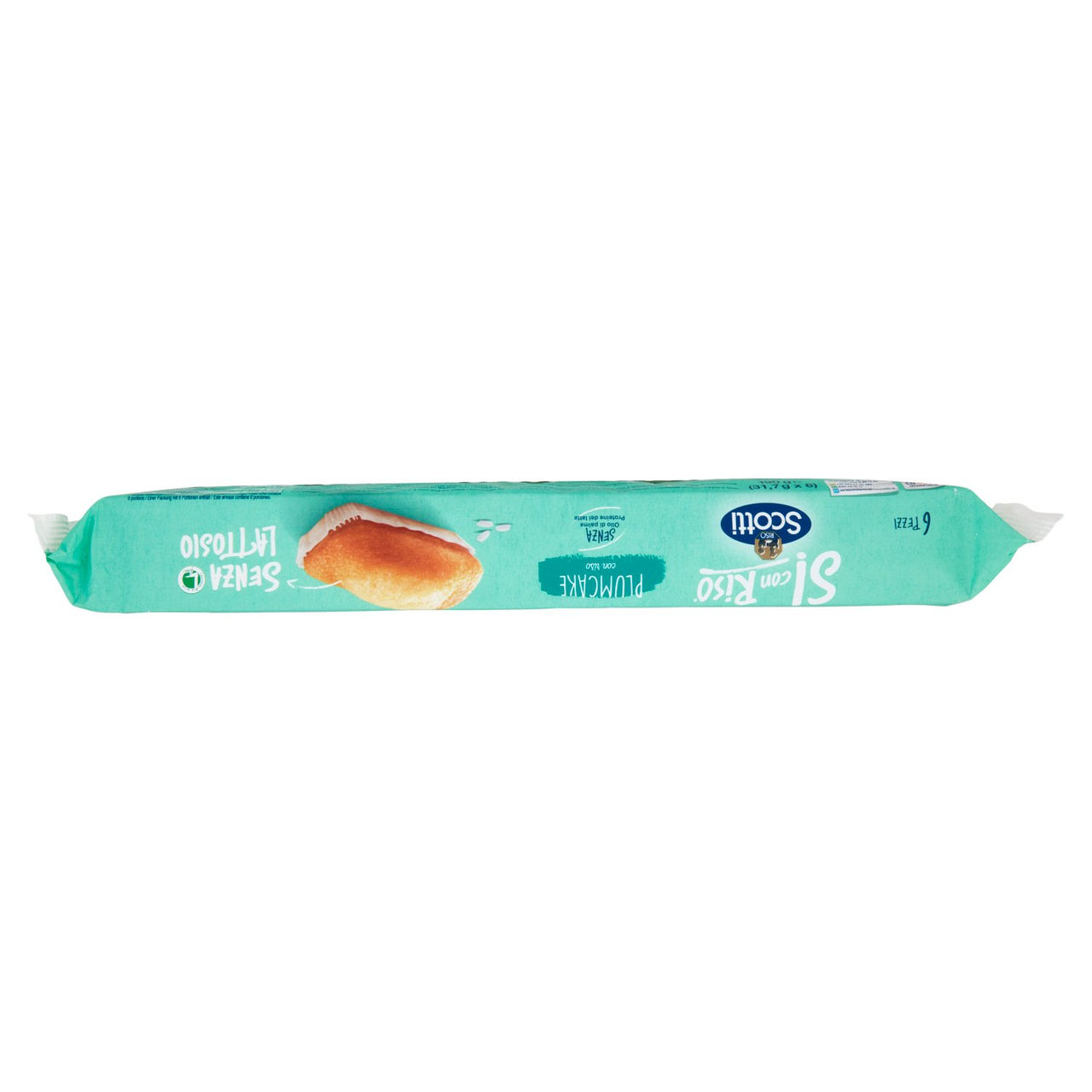 Riso Scotti Si con Riso Senza Lattosio Plumcake con riso 6 x 31,7 g