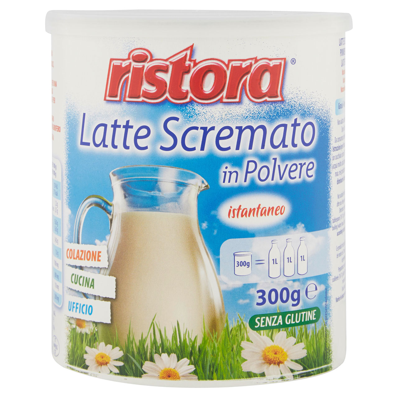 ristora Latte Scremato in Polvere istantaneo 300 g