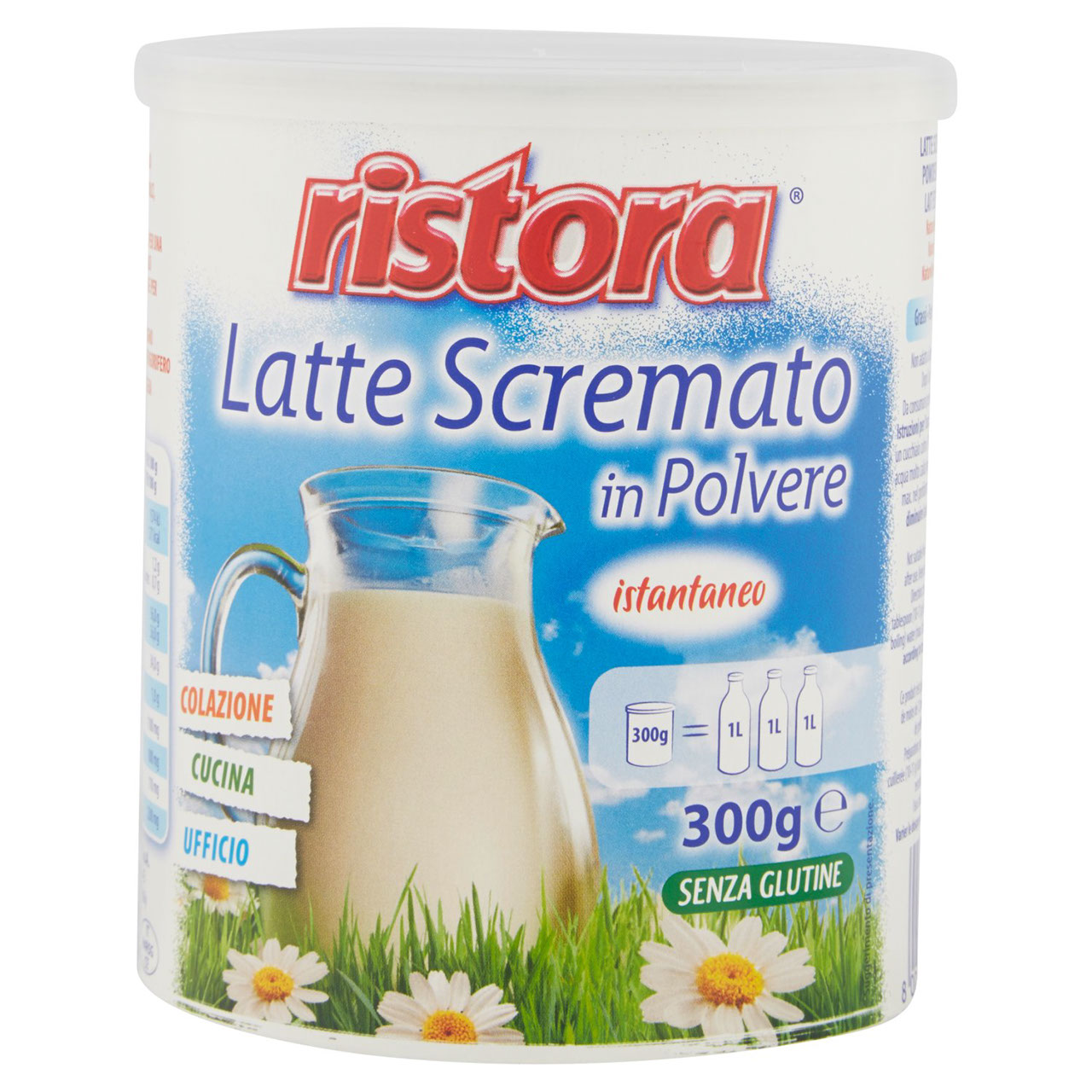 ristora Latte Scremato in Polvere istantaneo 300 g