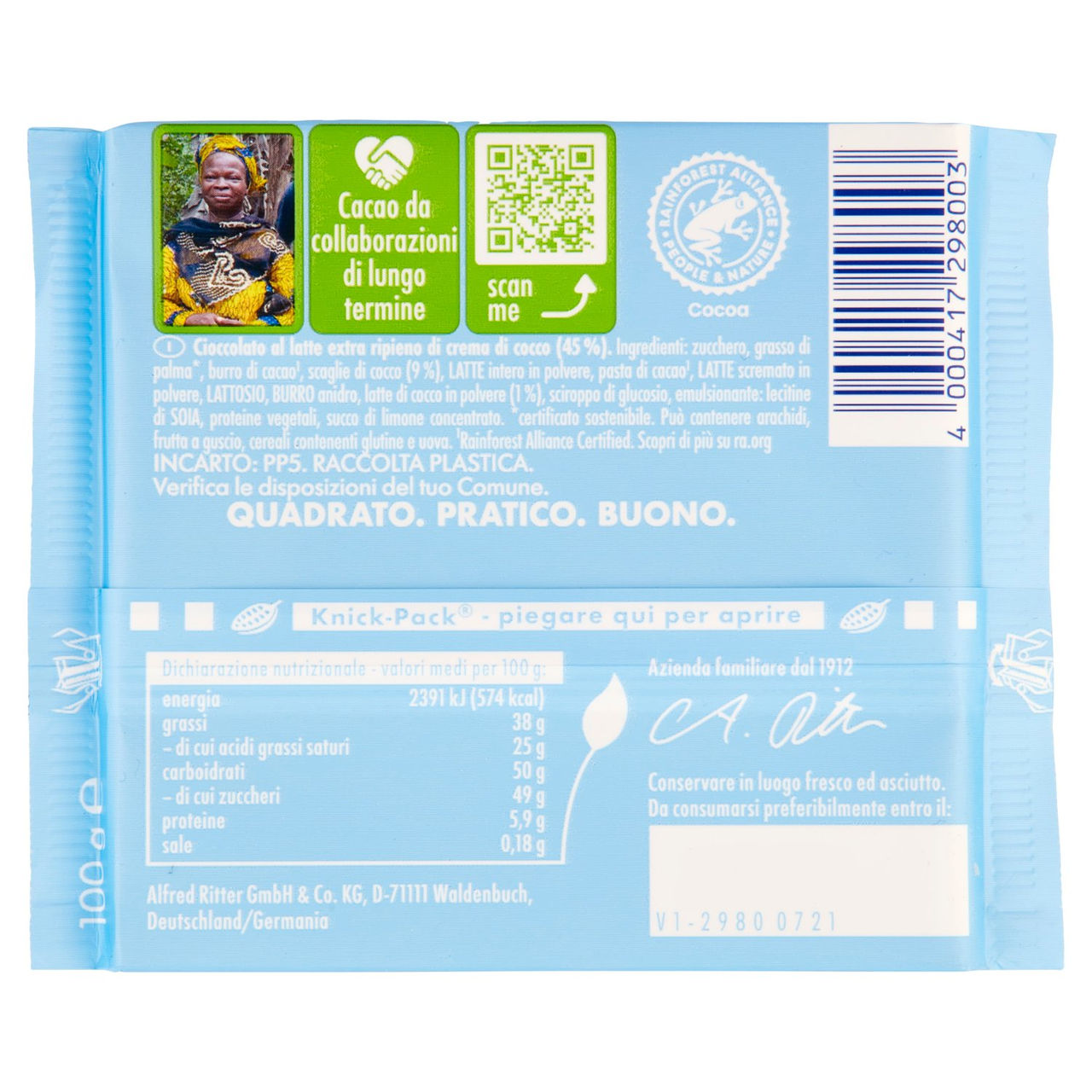 Ritter Sport Cocco 100 g