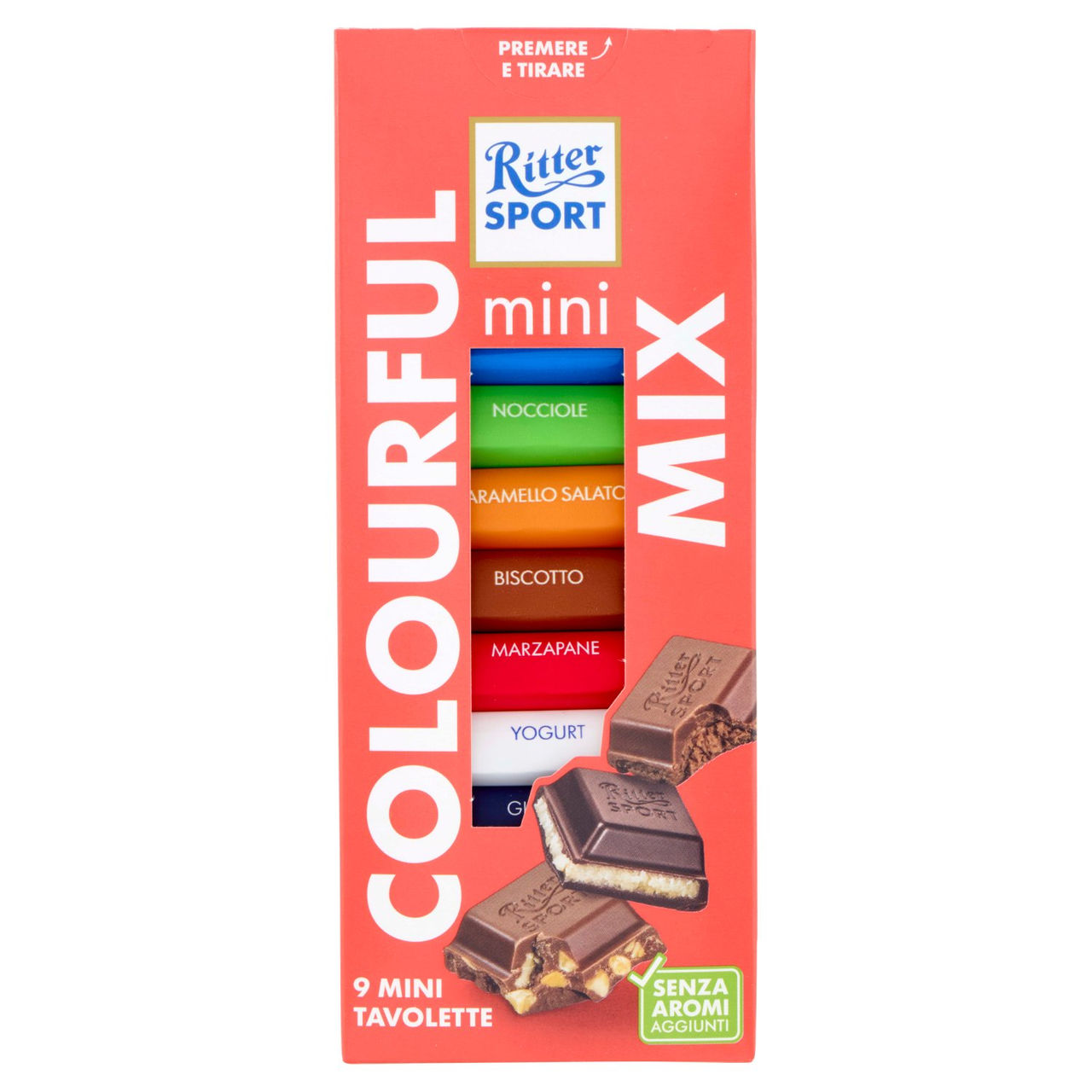 Ritter Sport mini Colourful Mix 9 x 16,67 g