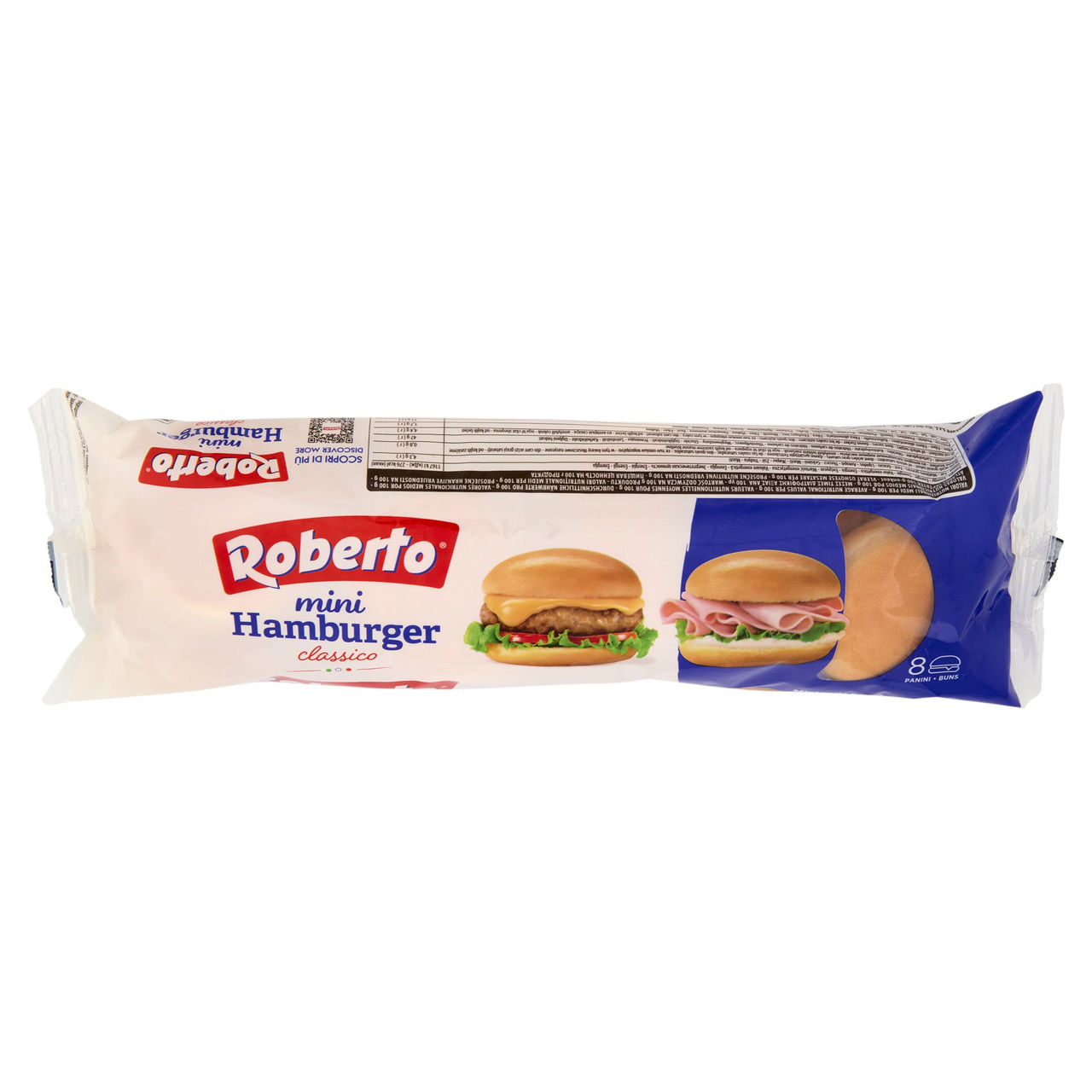 Roberto mini Hamburger classico 8 Panini 200 g