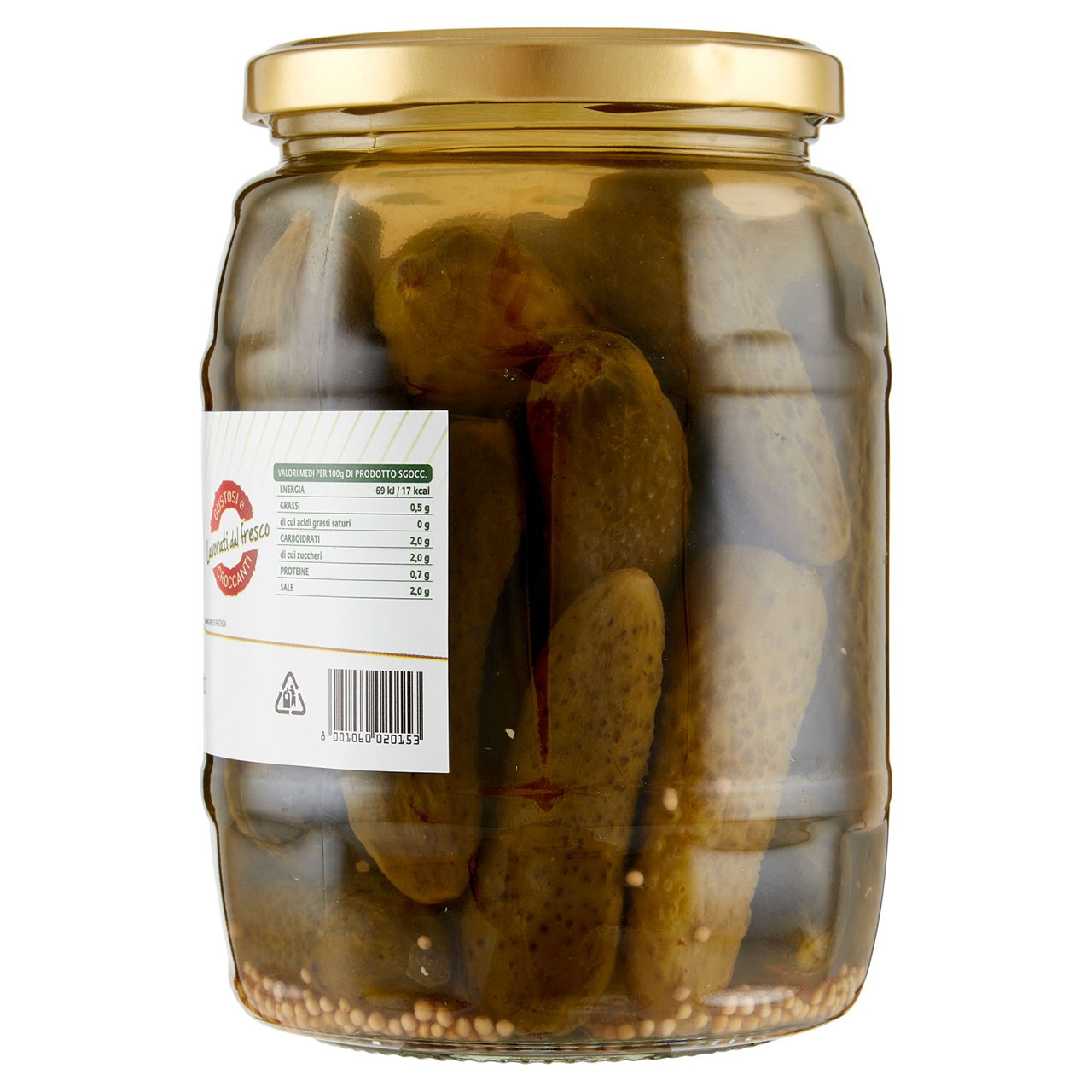 Saclà Cetrioli Gurken Speziati in agrodolce 1000 g