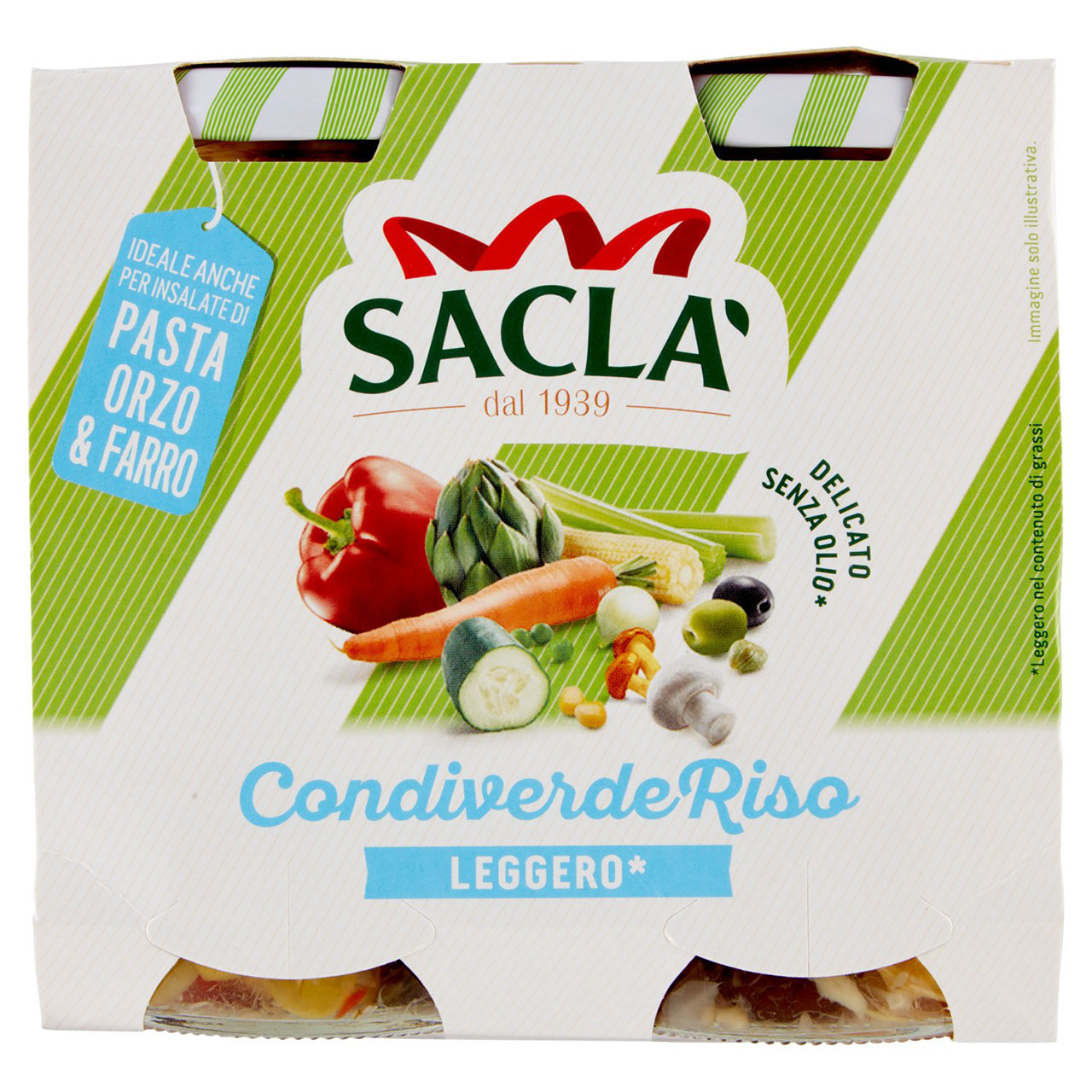 Saclà Condiverde Riso Leggero* 2 x 290 g