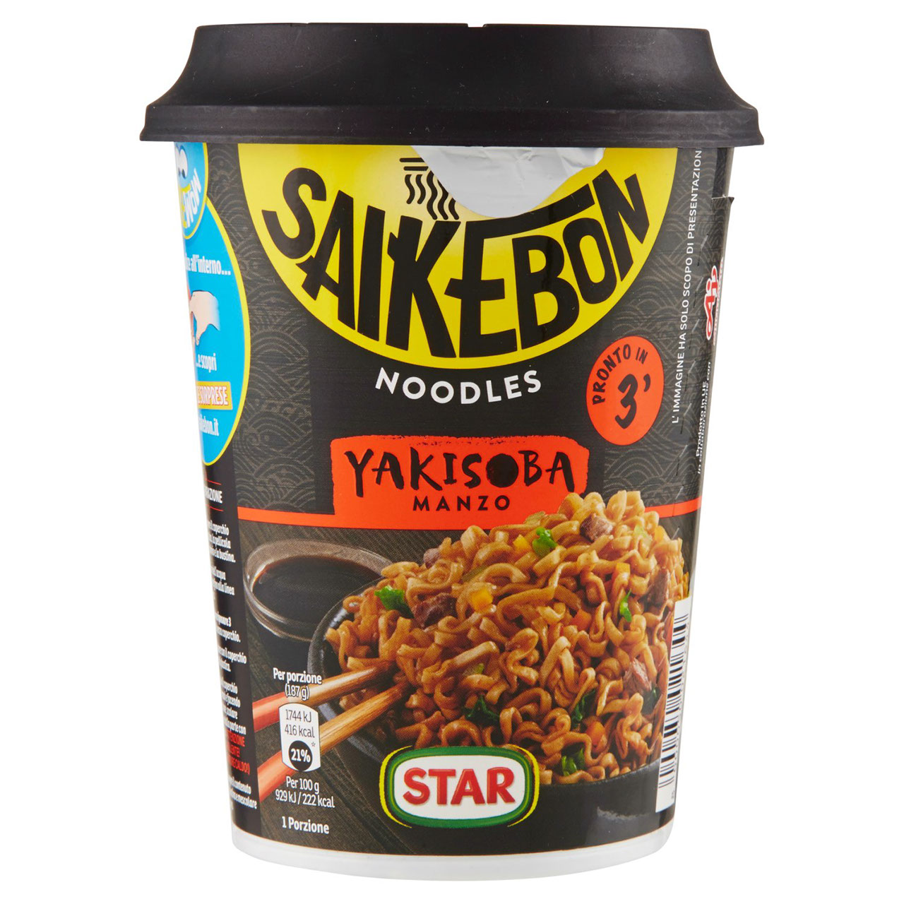 Star Saikebon Noodles Yakisoba Manzo 93 g
